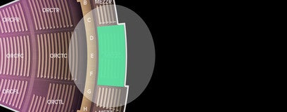 Seat view from Mezzanine