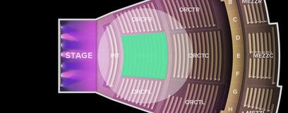 Seat view from Orchestra Floor