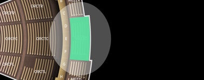 Seat view from Mezzanine