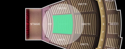 Seat view from Orchestra Floor