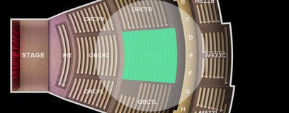 Seat view from Orchestra Tier