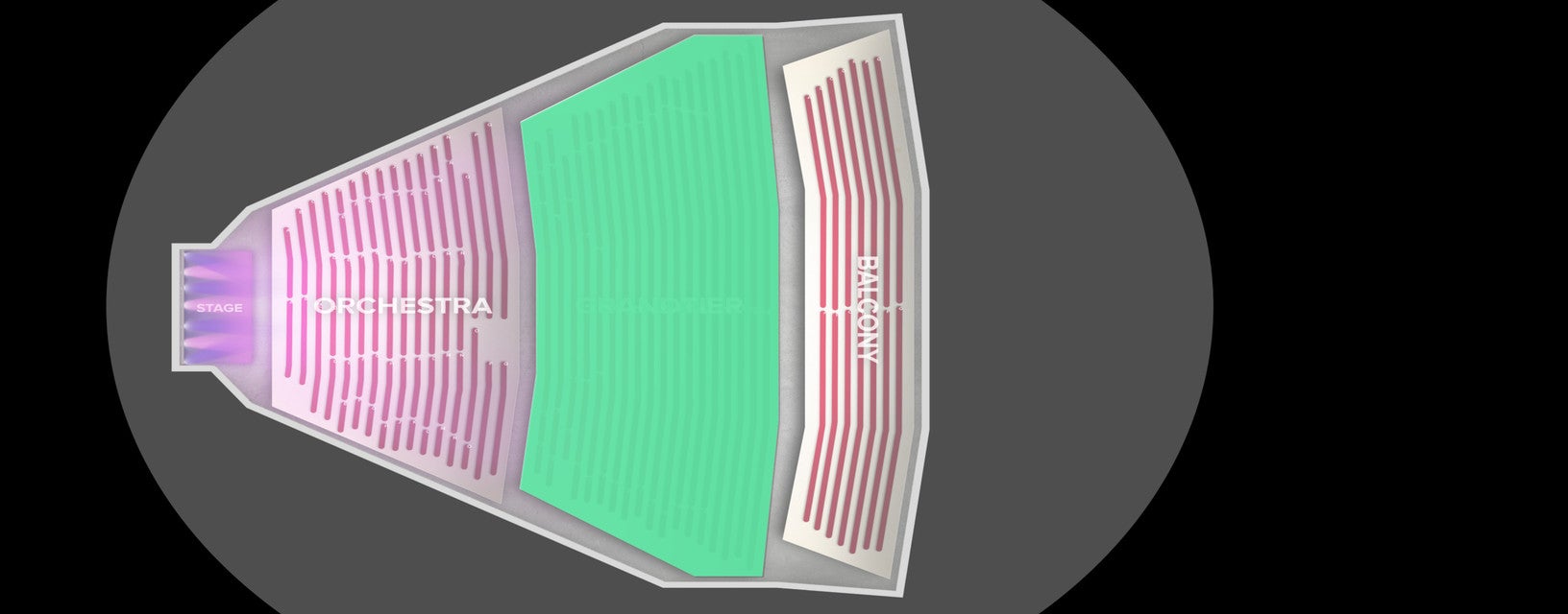 Seat view from Grand Tier