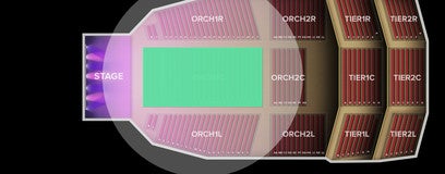 Seat view from Orchestra 1