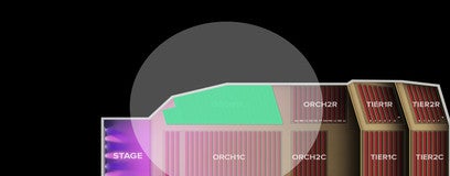 Seat view from Orchestra 1