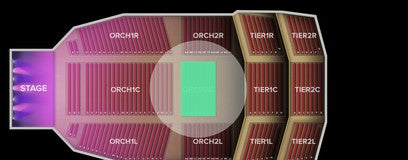 Seat view from Orchestra 2