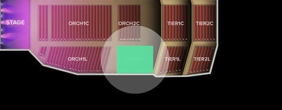 Seat view from Orchestra 2