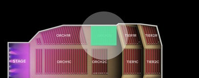 Seat view from Orchestra 2