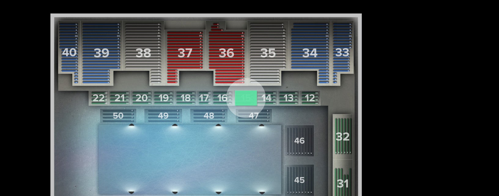 Seat view from Box