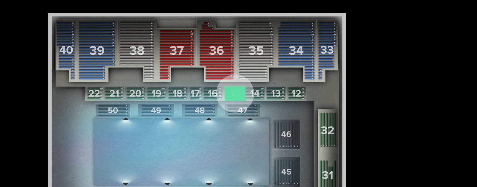 Seat view from Box