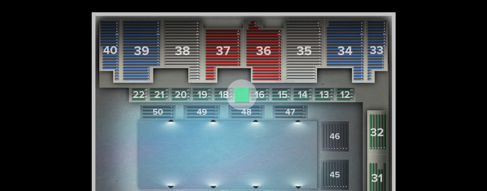 Seat view from Box