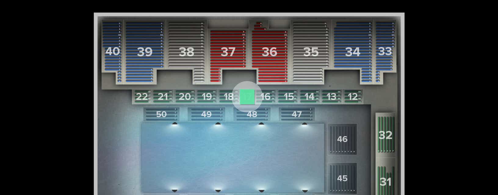 Seat view from Box