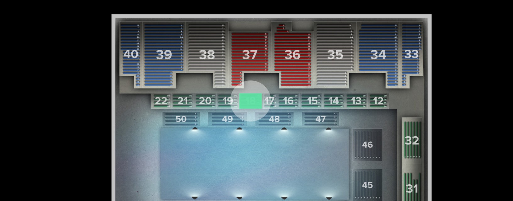 Seat view from Box