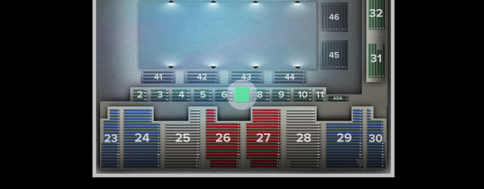 Seat view from Box