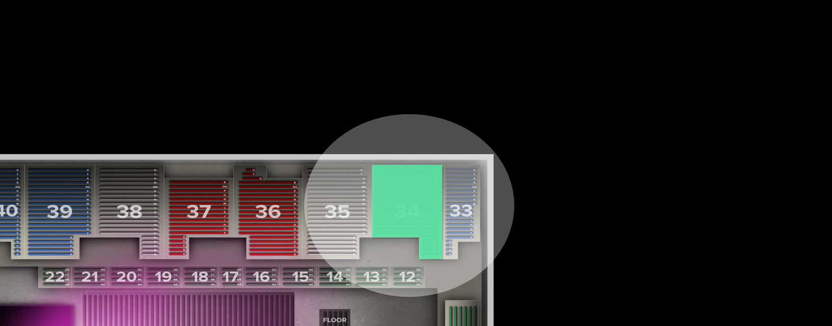 Seat view from Stand