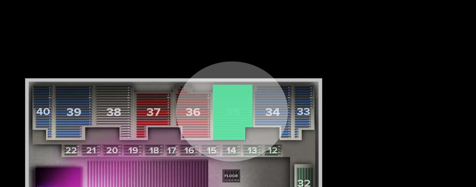 Seat view from Stand
