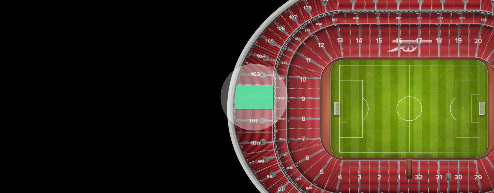 Seat view from Shortside Upper Tier