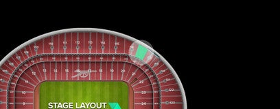 Seat view from Upper Tier