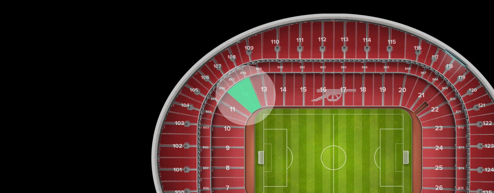 Seat view from Shortside Lower Tier