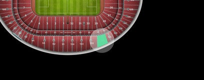 Seat view from Upper Tier