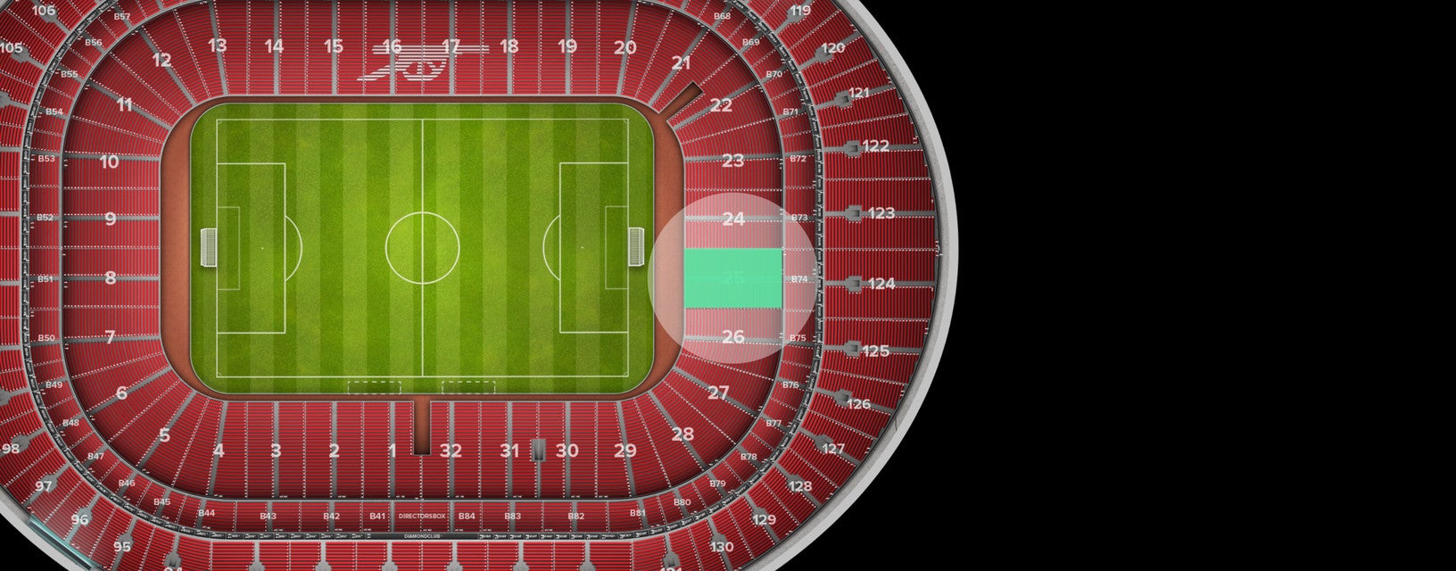 Seat view from Shortside Lower Tier