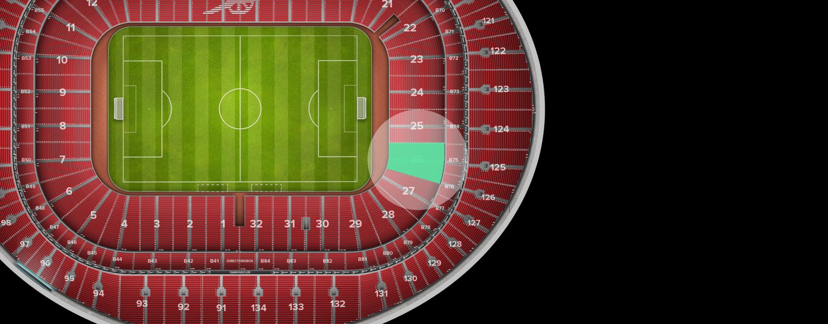 Seat view from Shortside Lower Tier