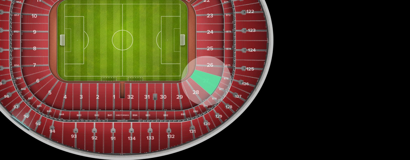 Seat view from Shortside Lower Tier