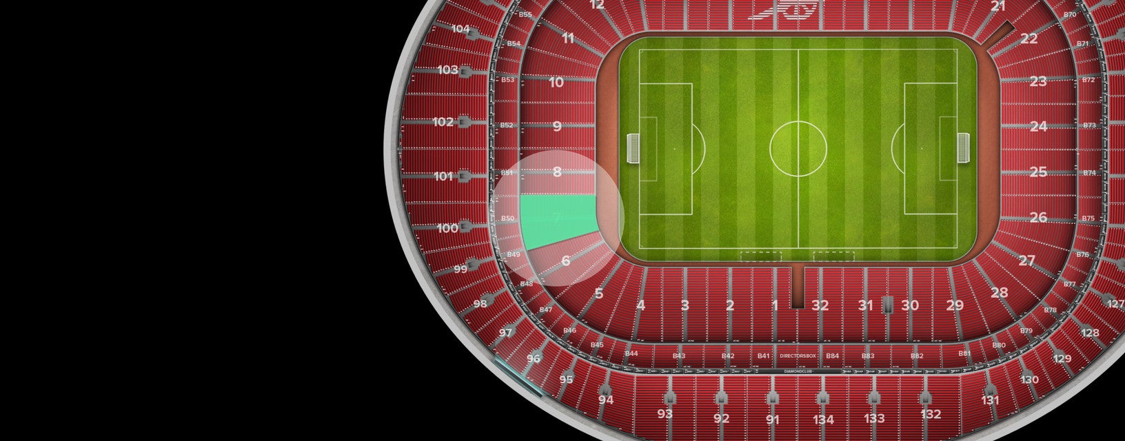 Seat view from Shortside Lower Tier