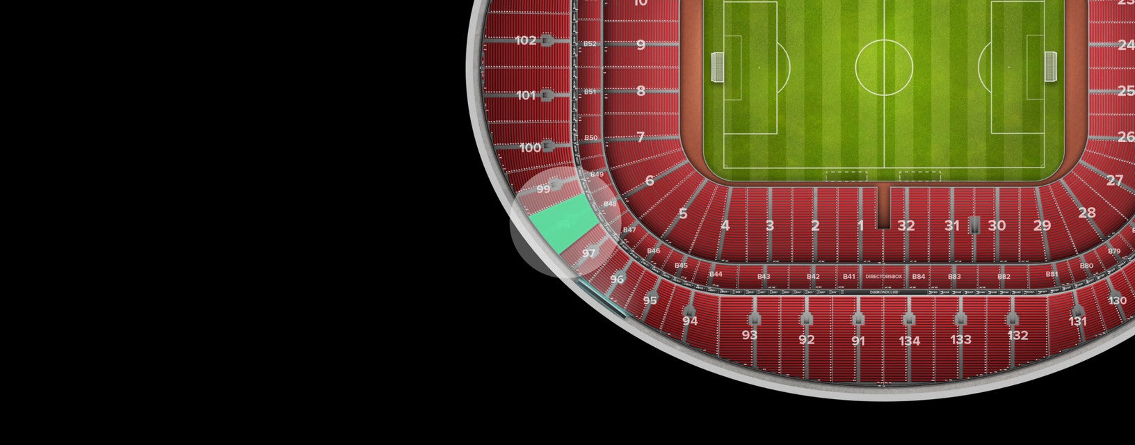 Seat view from Shortside Upper Tier