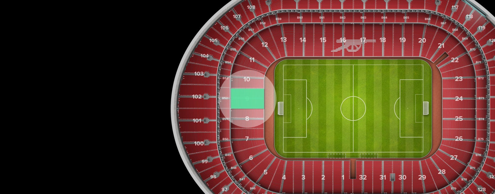 Seat view from Shortside Lower Tier