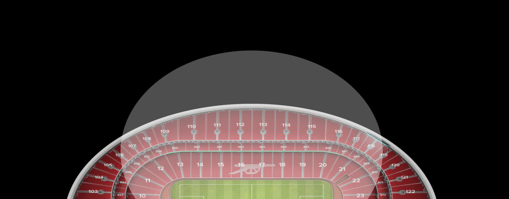 Seat view from Longside Lower