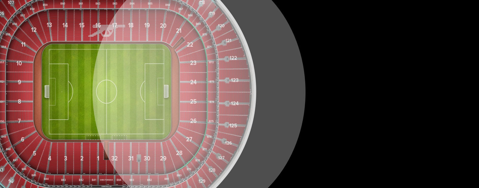 Seat view from Shortside Lower