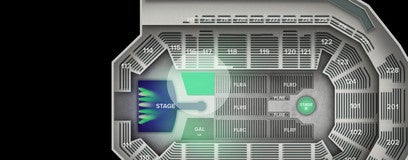 Seat view from General Admission