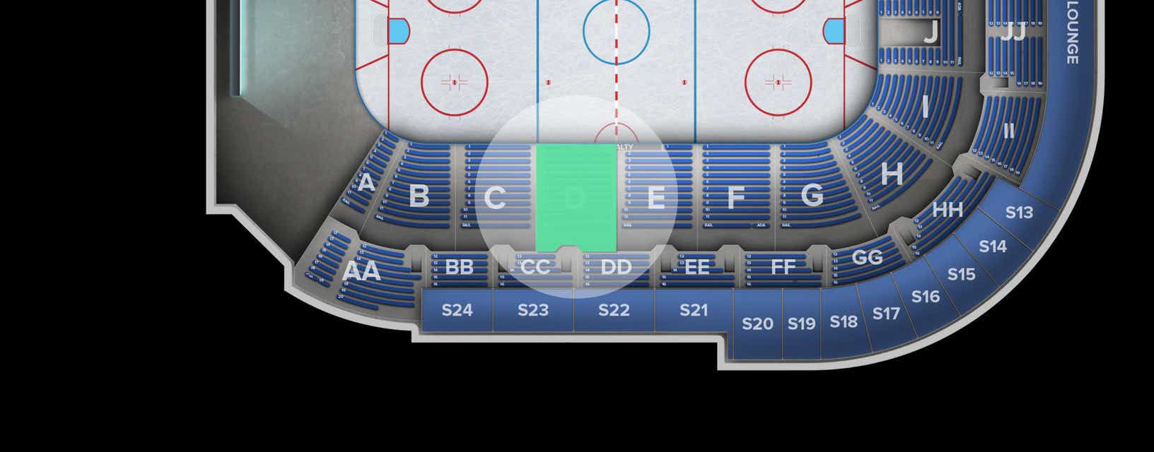 Seat view from Lower