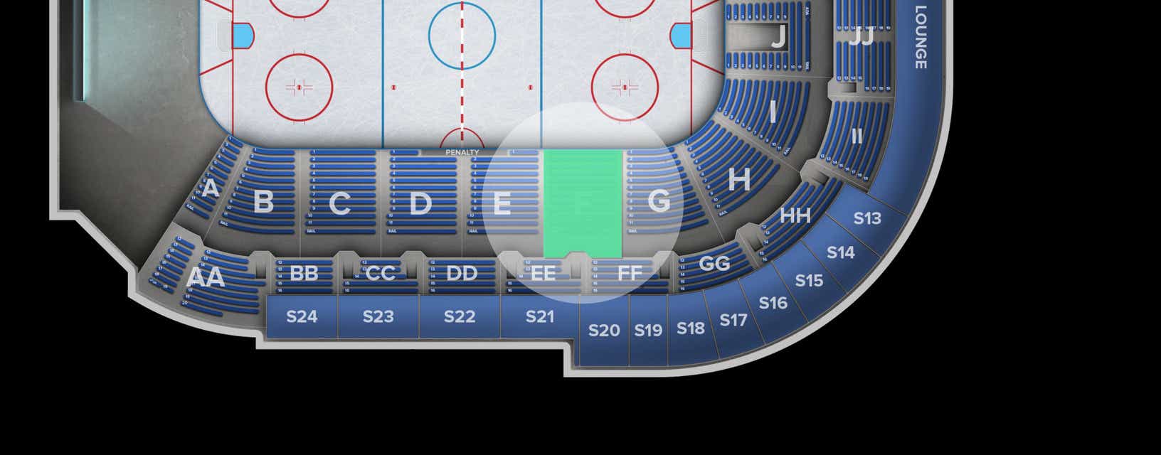 Seat view from Lower