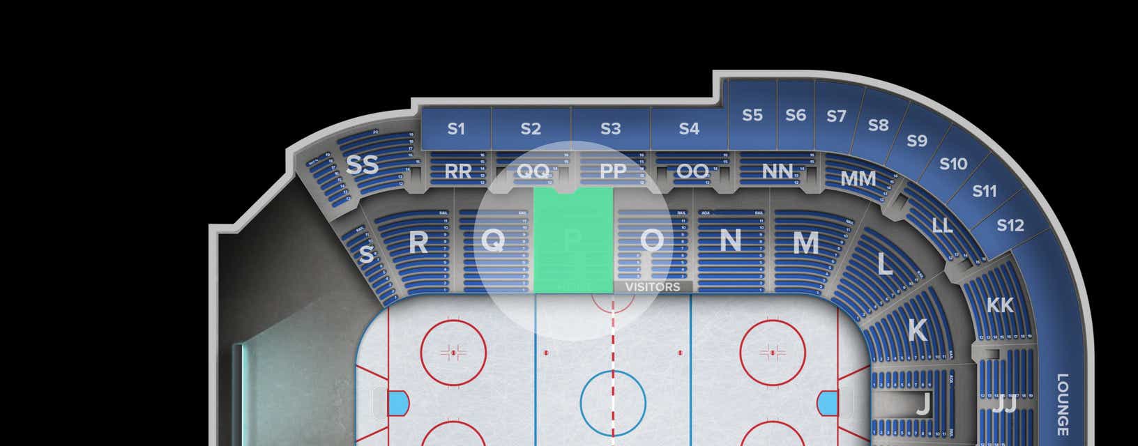 Seat view from Lower