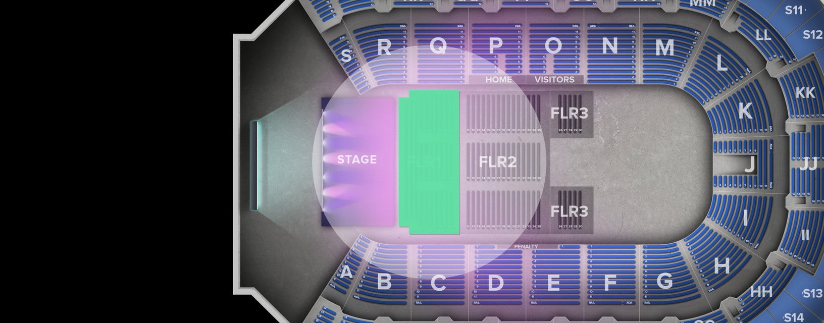 Seat view from 