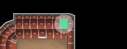 Seat view from Upper