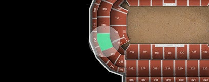 Seat view from Upper