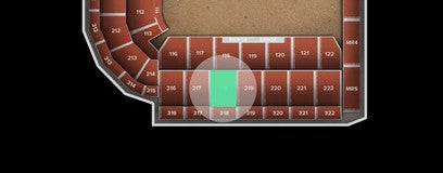 Seat view from Upper