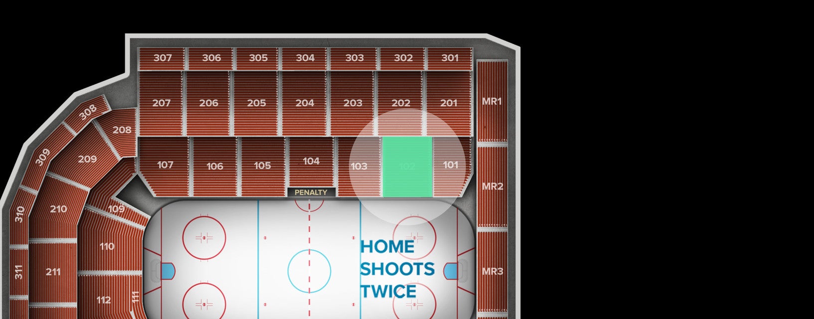 Seat view from Lower