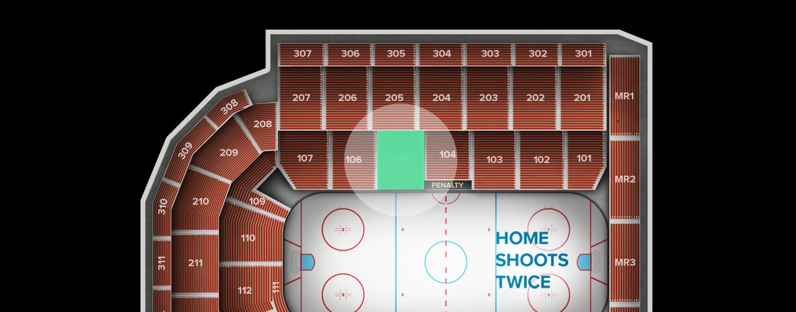 Seat view from Lower
