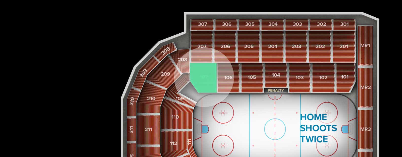 Seat view from Lower