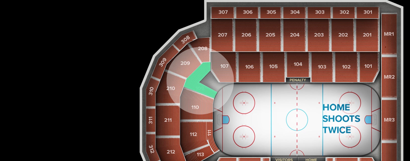 Seat view from Lower
