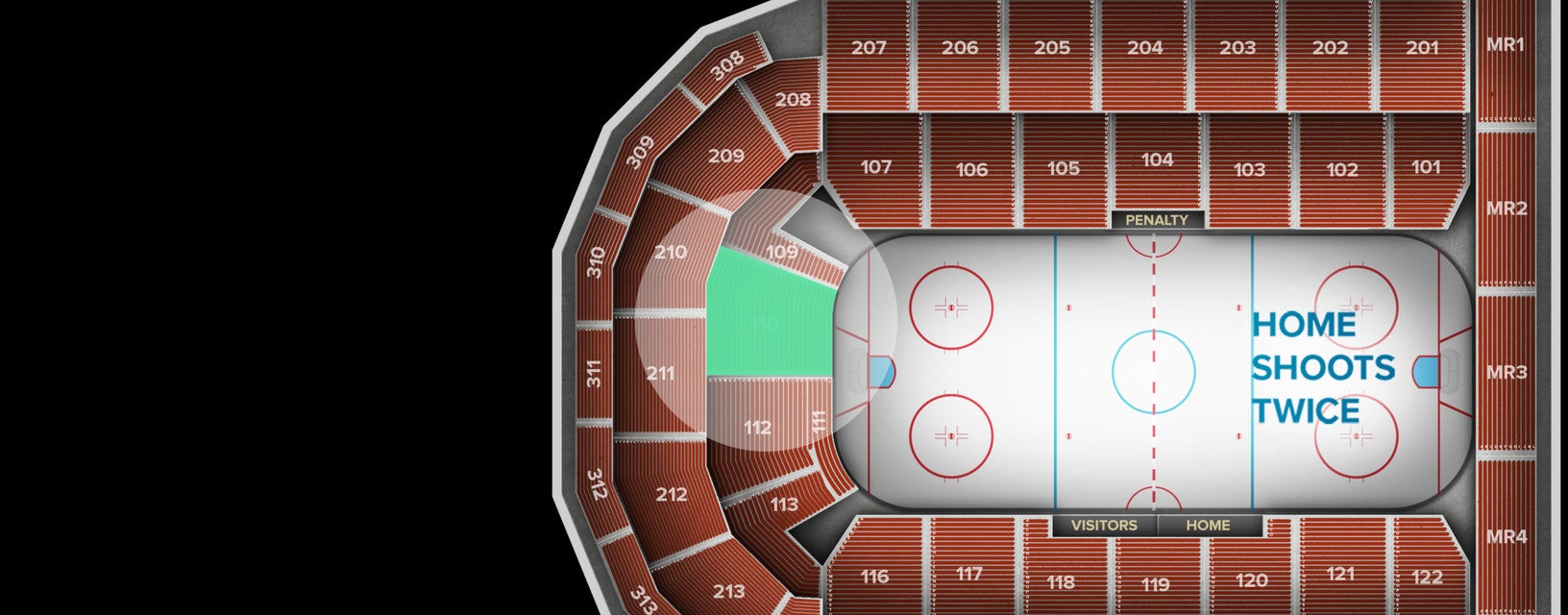 Seat view from Lower