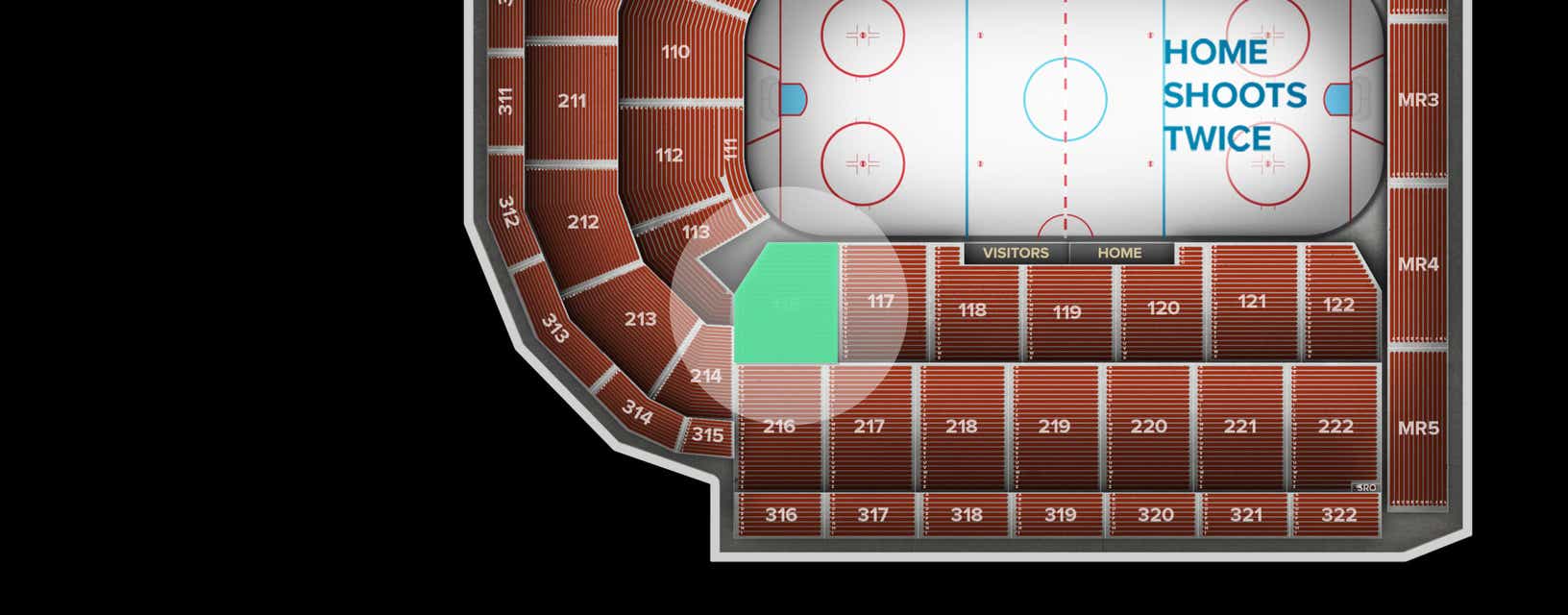 Seat view from Lower