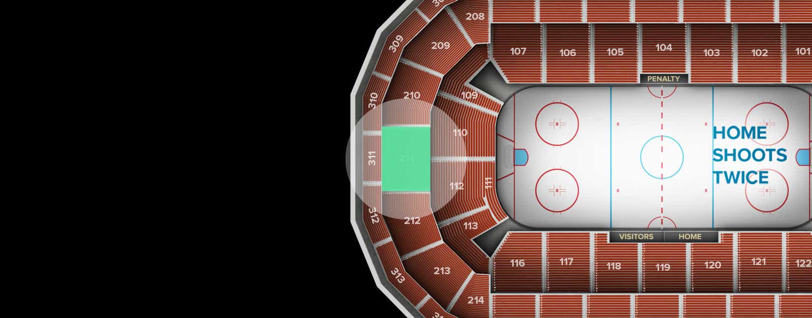 Seat view from Middle