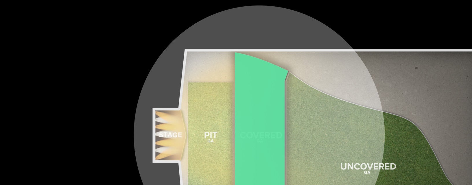 Seat view from Covered