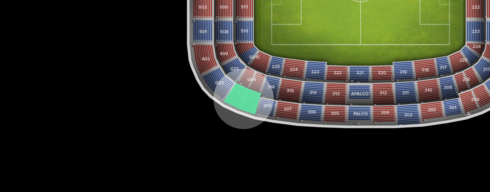Seat view from Shortside Upper