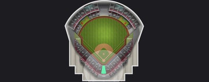 Seat view from Home Plate