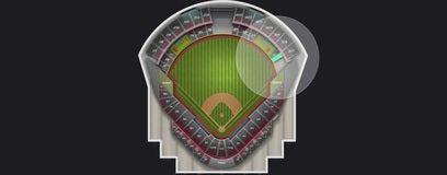 Seat view from Outfield